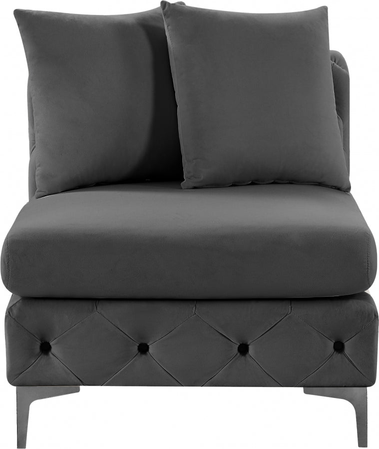 Fauteuil d'appoint rembourré en chenille Vivi