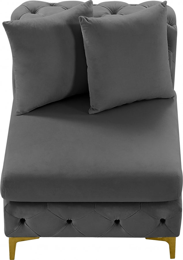 Fauteuil d'appoint rembourré en chenille Vivi