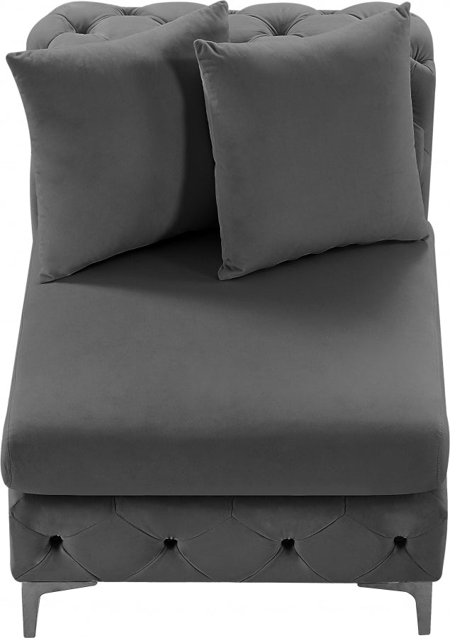 Fauteuil d'appoint rembourré en chenille Vivi