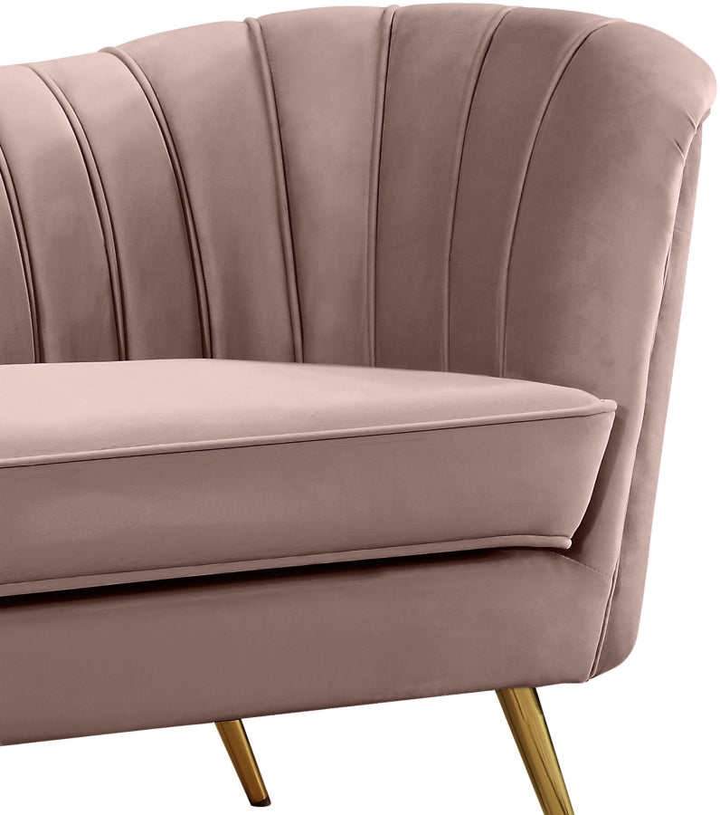 Fauteuil d'appoint rembourré en chenille Vivi