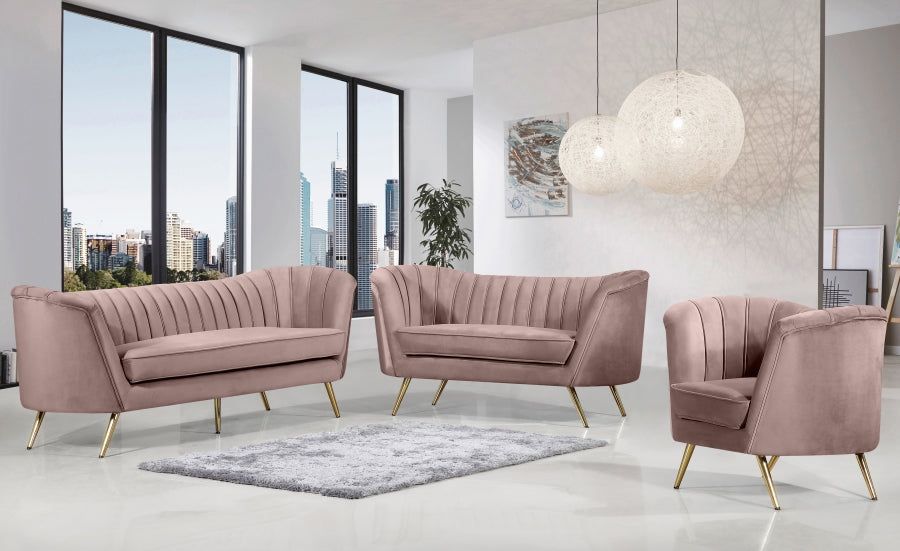 Fauteuil d'appoint rembourré en chenille Vivi