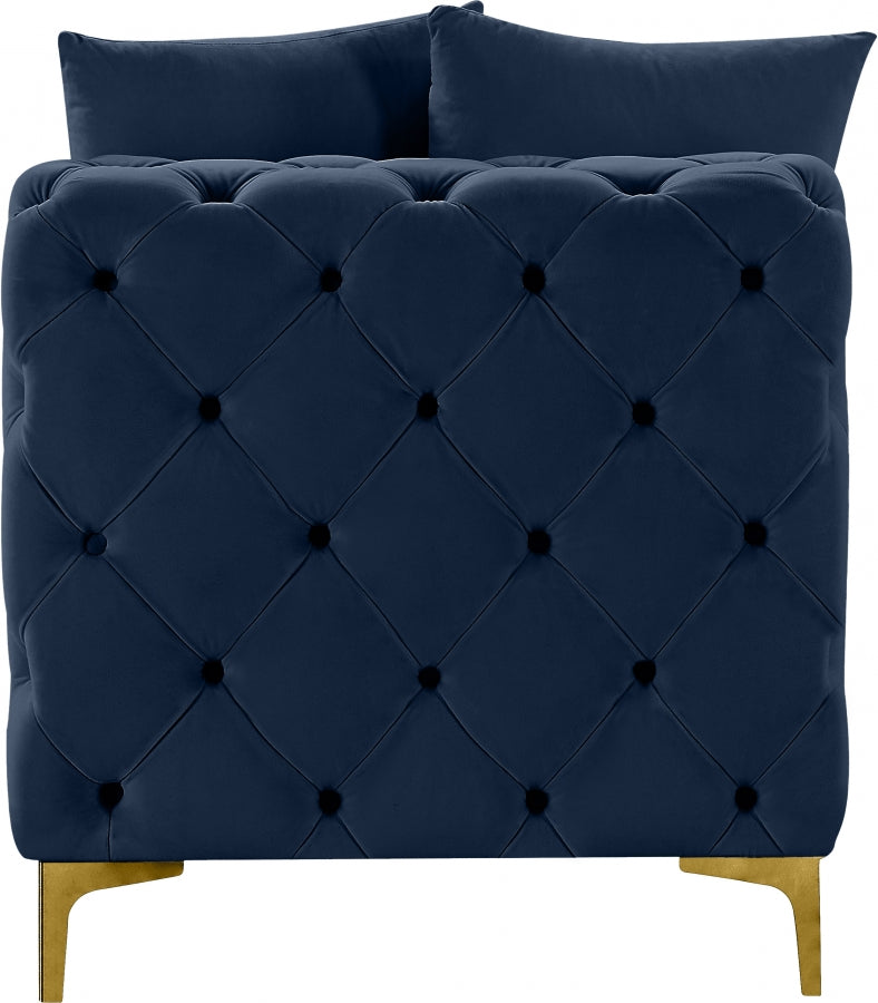 Fauteuil d'appoint rembourré en chenille Vivi