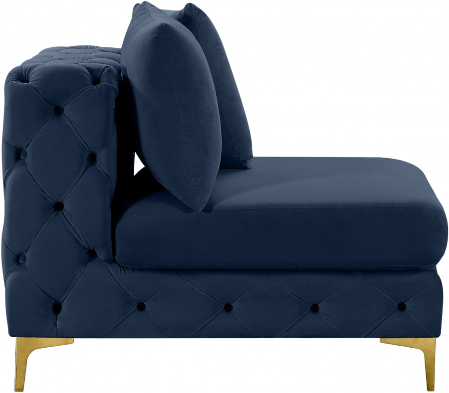 Fauteuil d'appoint rembourré en chenille Vivi