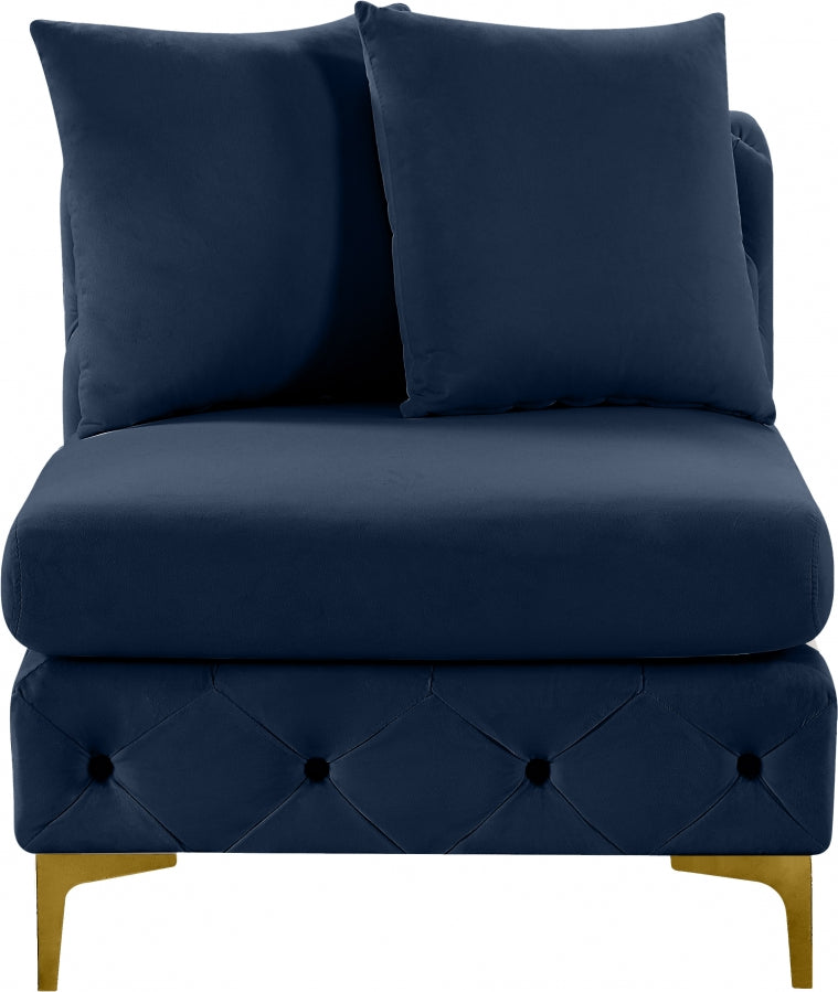 Fauteuil d'appoint rembourré en chenille Vivi