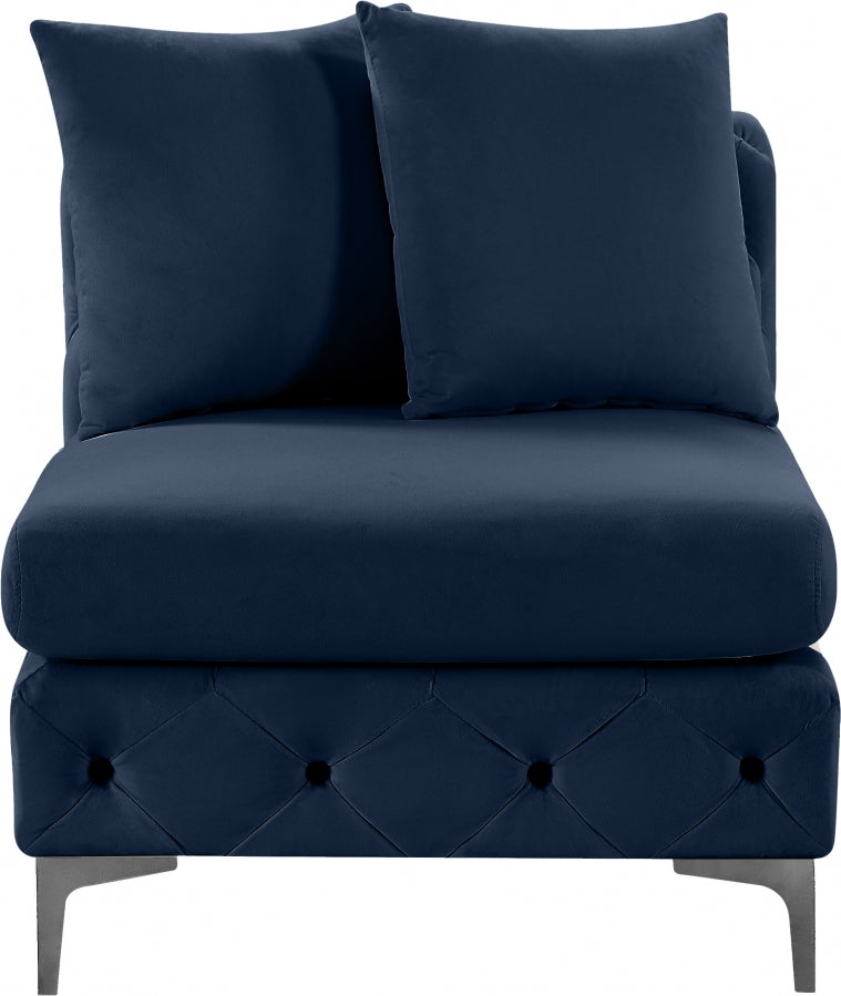 Fauteuil d'appoint rembourré en chenille Vivi