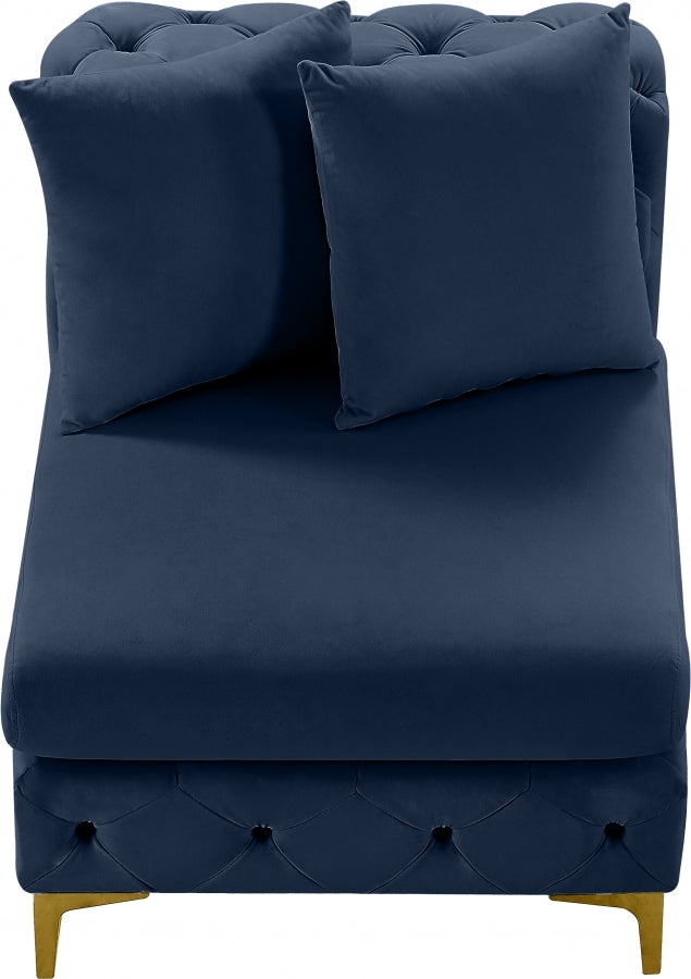 Fauteuil d'appoint rembourré en chenille Vivi