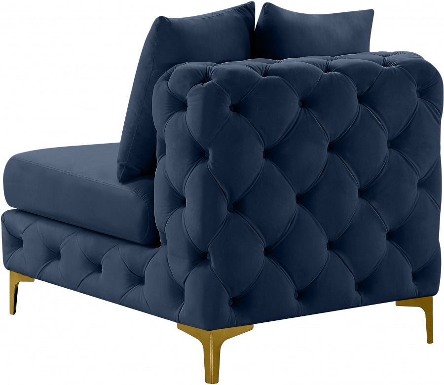 Fauteuil d'appoint rembourré en chenille Vivi