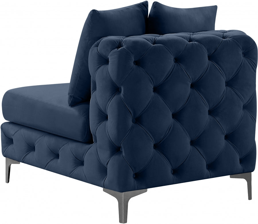 Fauteuil d'appoint rembourré en chenille Vivi