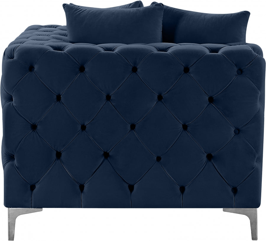 Tremblay Velvet Upholstered Corner Modular Chair