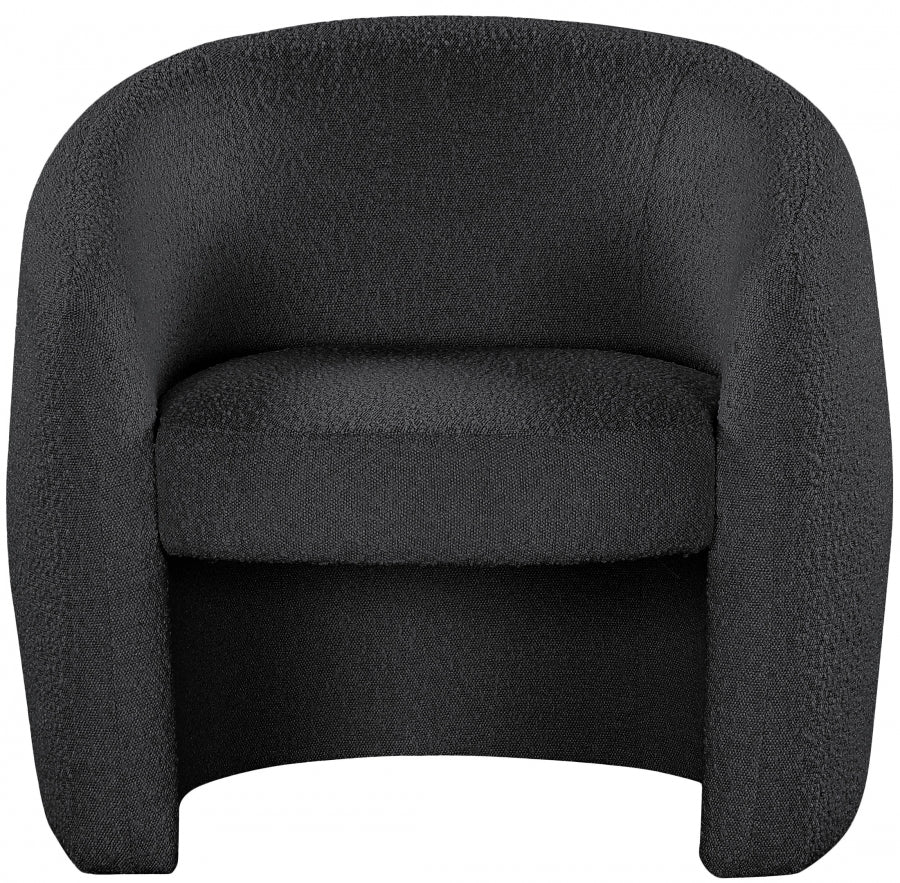 Fauteuil d'appoint rembourré en chenille Vivi