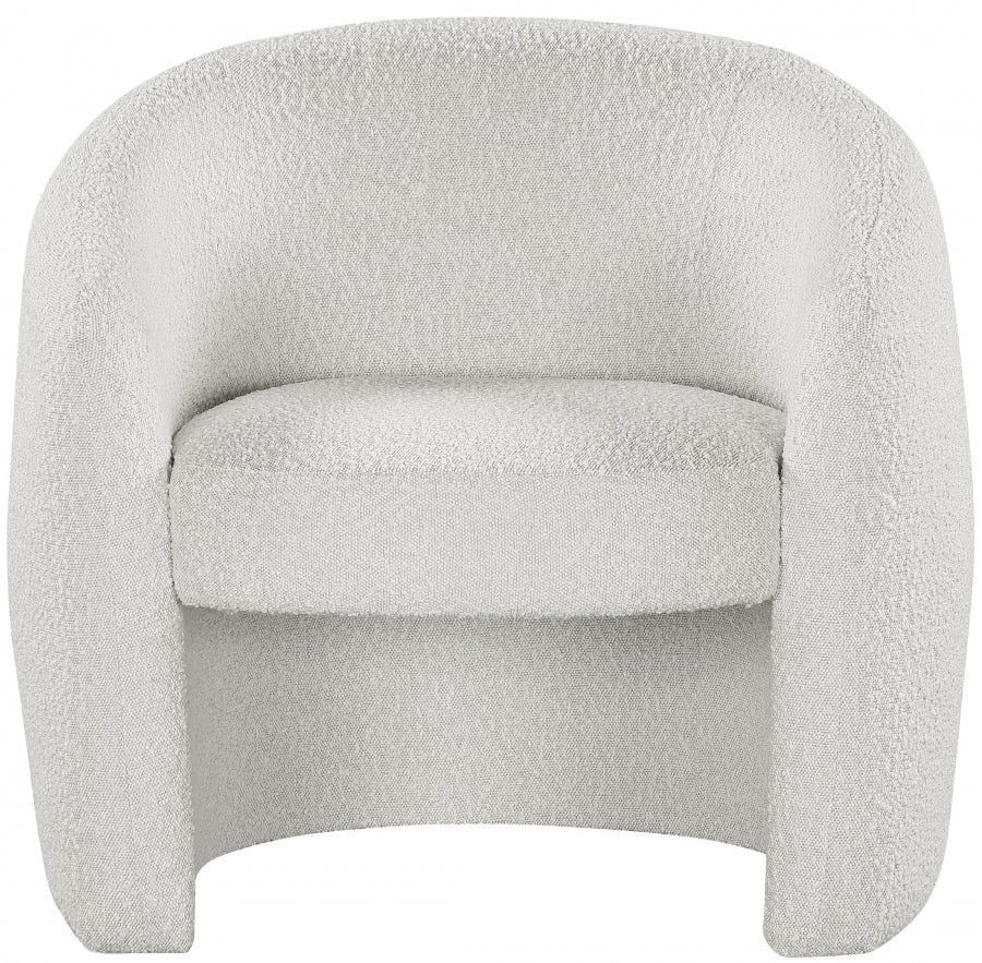 Fauteuil d'appoint rembourré en chenille Vivi