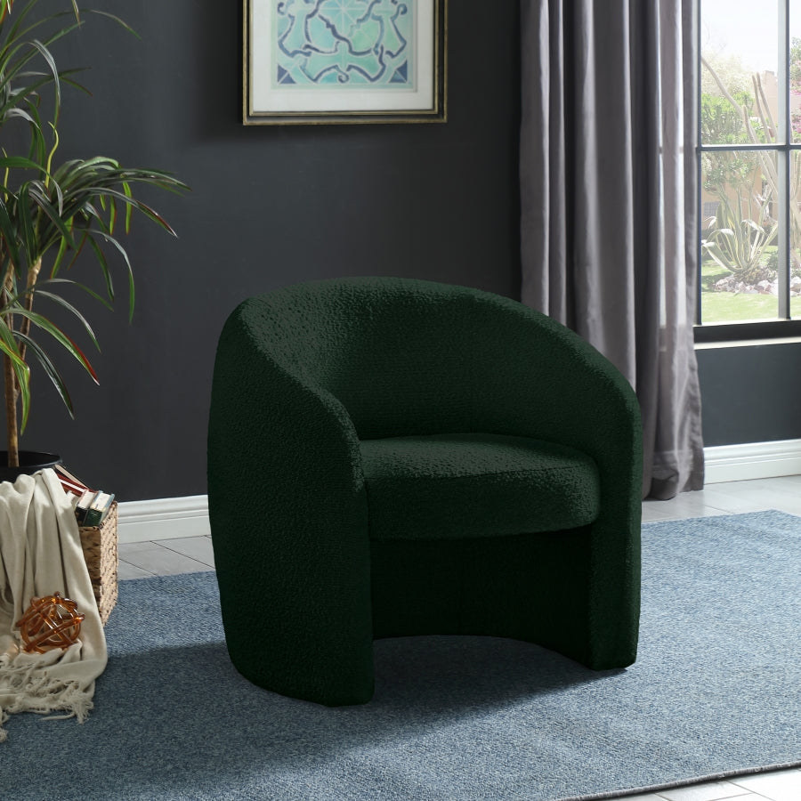 Fauteuil d'appoint rembourré en chenille Vivi