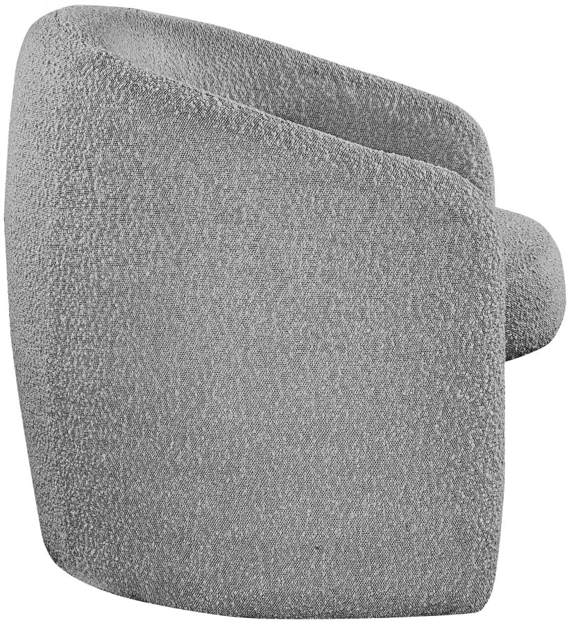 Fauteuil d'appoint rembourré en chenille Vivi