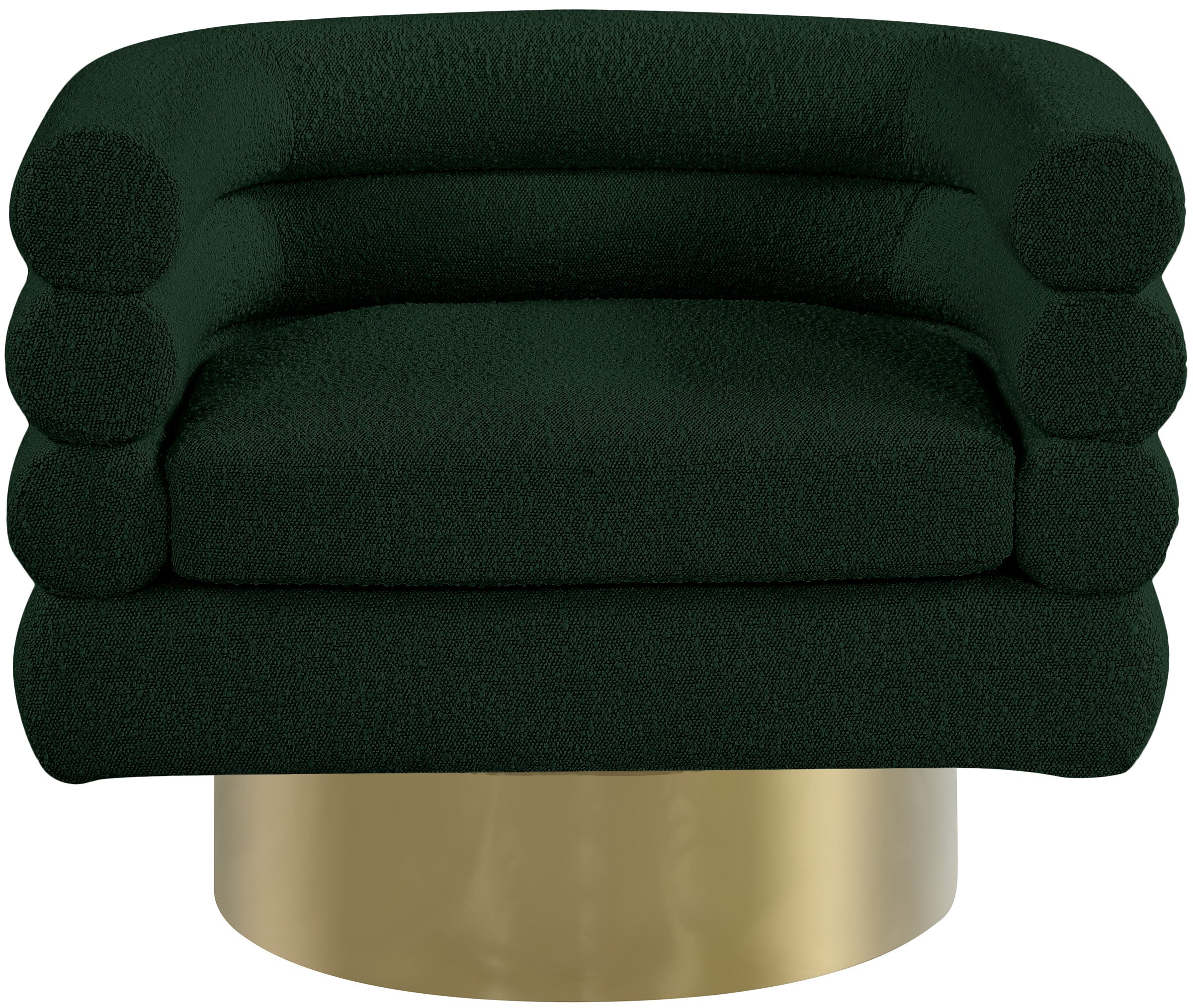 Tessa Boucle Fabric Upholstered Swivel Accent Chair