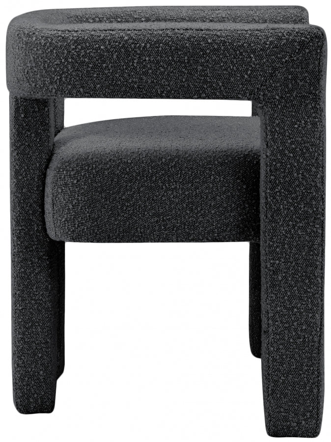 Fauteuil d'appoint rembourré en chenille Vivi
