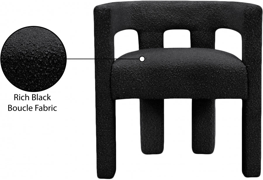 Fauteuil d'appoint rembourré en chenille Vivi