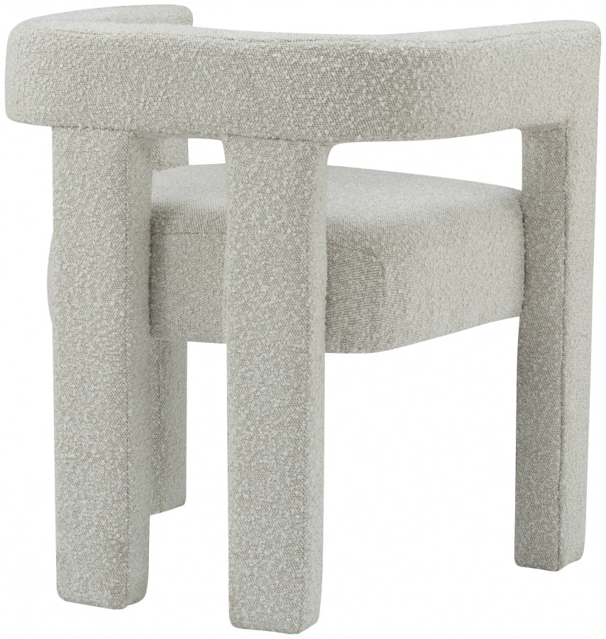 Fauteuil d'appoint rembourré en chenille Vivi