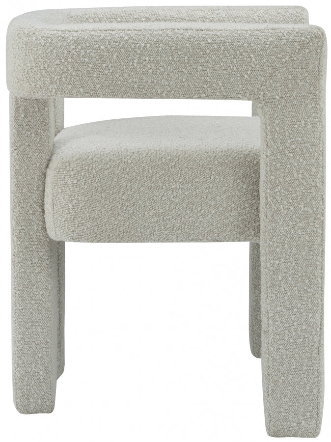 Fauteuil d'appoint rembourré en chenille Vivi