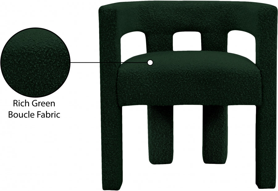 Fauteuil d'appoint rembourré en chenille Vivi