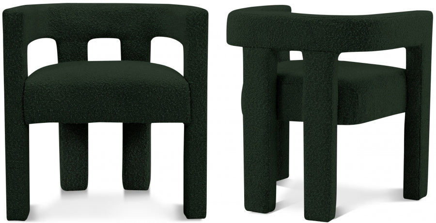 Fauteuil d'appoint rembourré en chenille Vivi