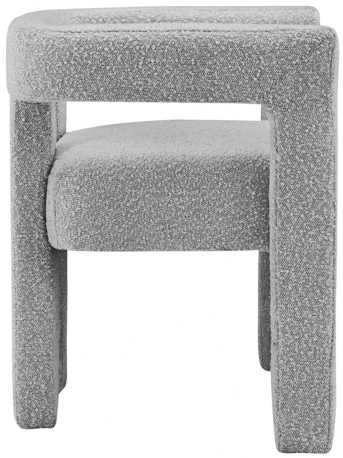 Fauteuil d'appoint rembourré en chenille Vivi