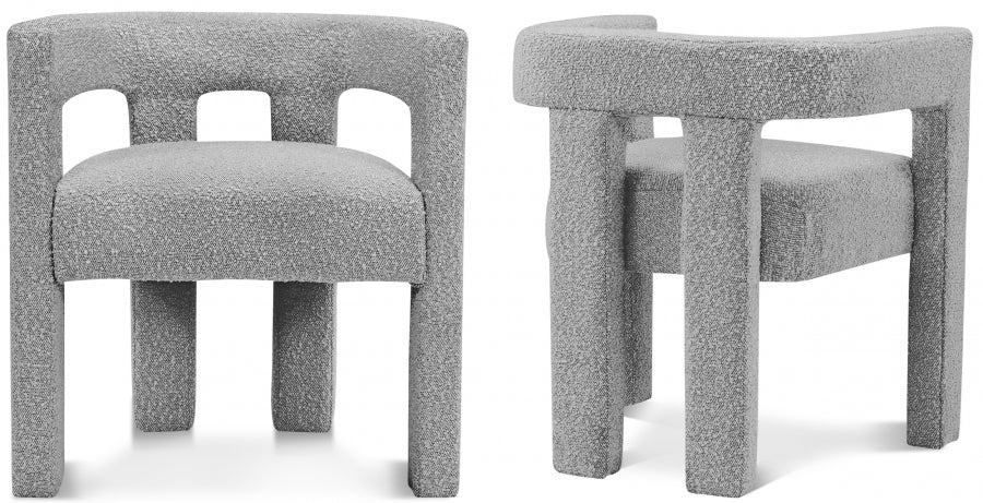 Fauteuil d'appoint rembourré en chenille Vivi