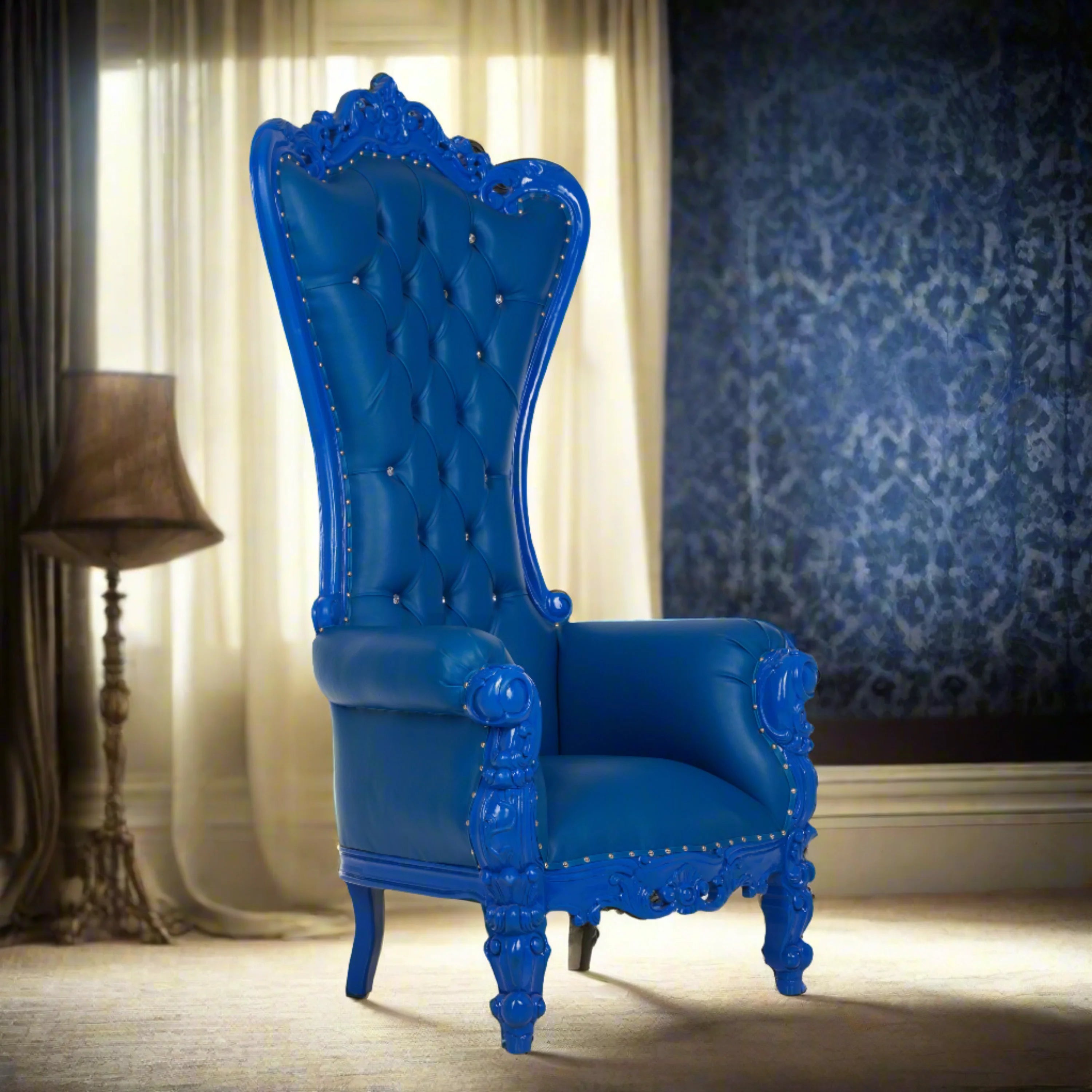 Chloe Throne Chair - Vinyl