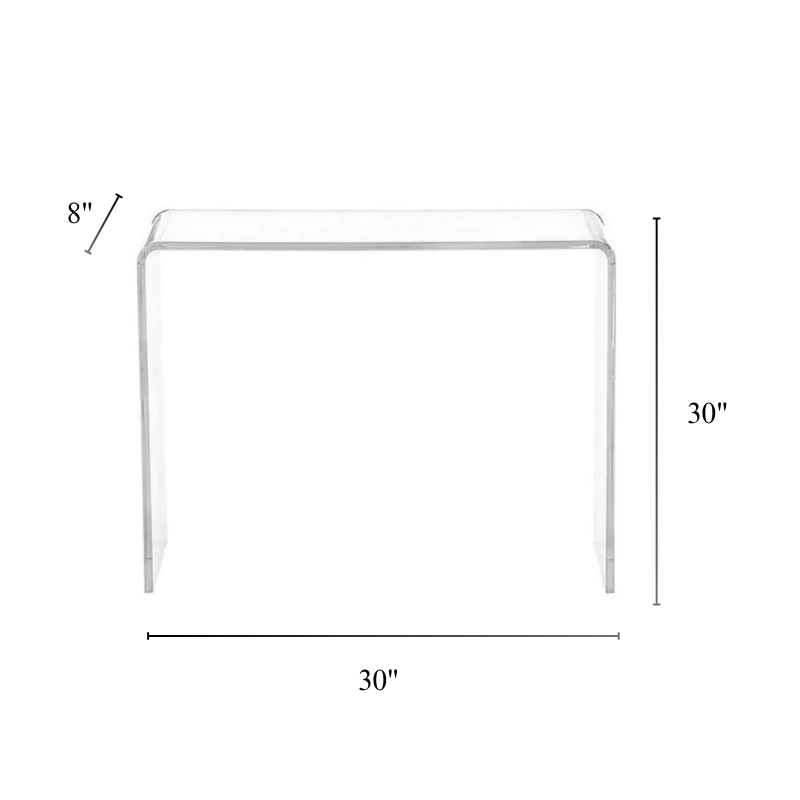 Peekaboo Acrylic Console Table