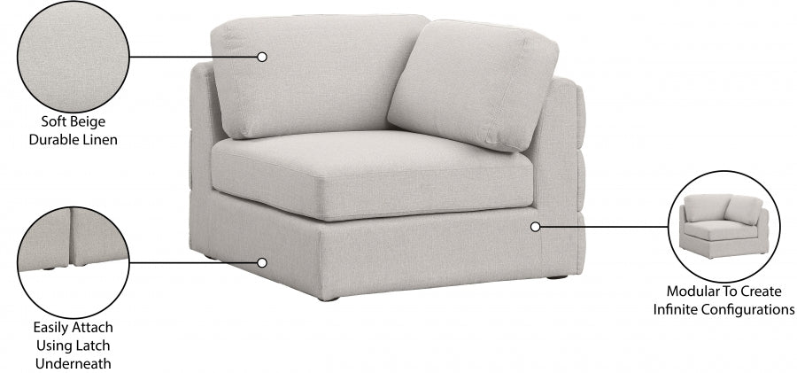 Fauteuil d'appoint rembourré en chenille Vivi