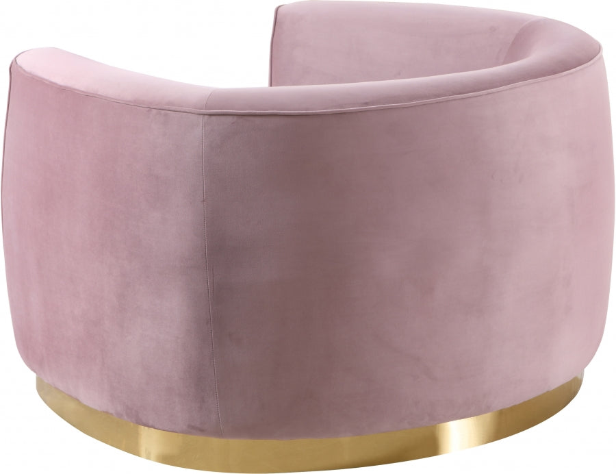 Fauteuil d'appoint rembourré en chenille Vivi