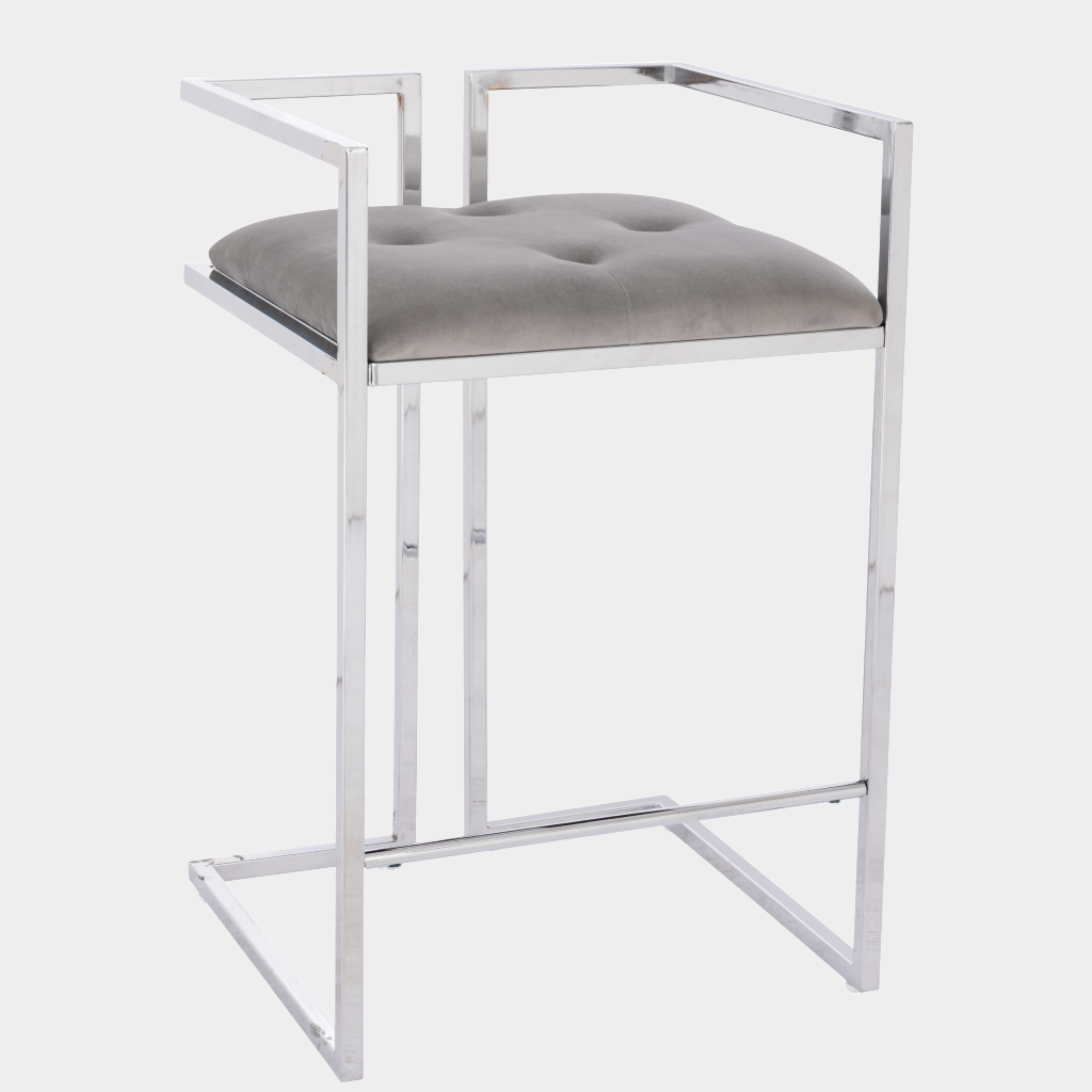 Tabouret Harvey en velours