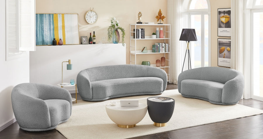 Hyde Boucle Fabric Upholstered Chair