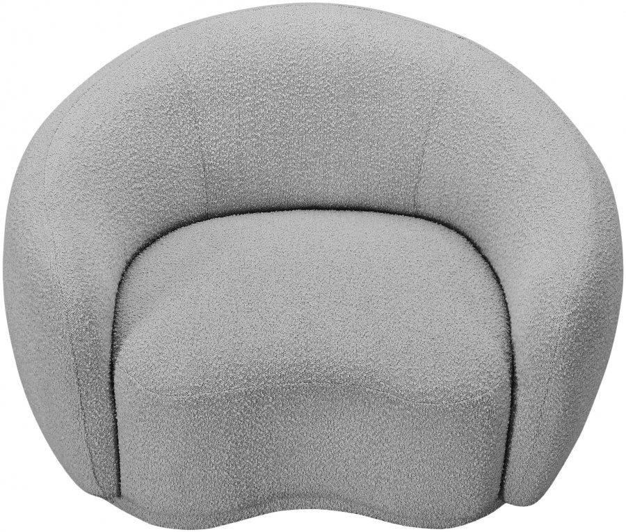 Fauteuil d'appoint rembourré en chenille Vivi