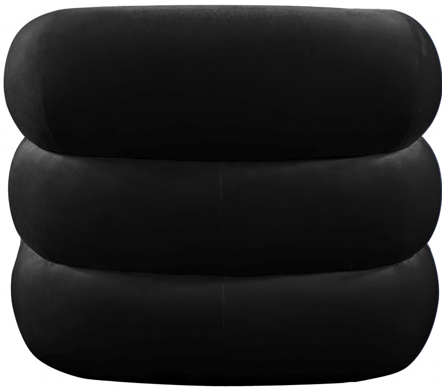 Fauteuil d'appoint rembourré en chenille Vivi