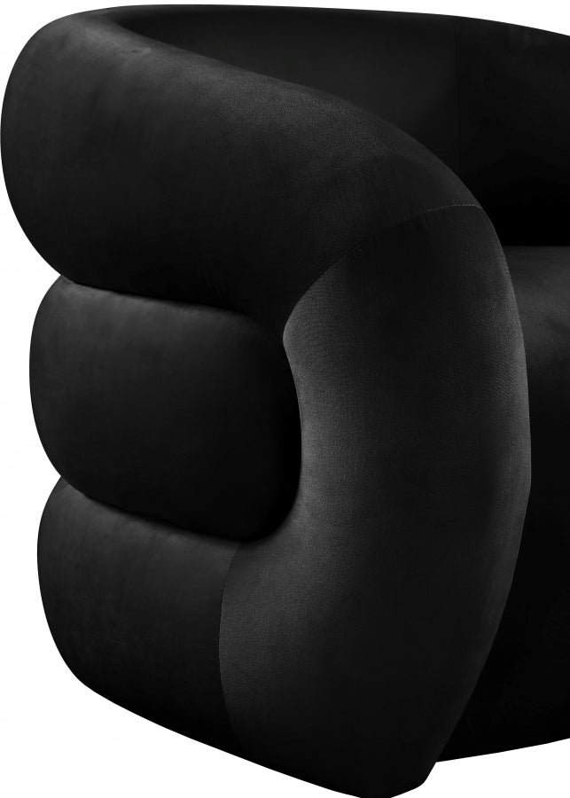 Fauteuil d'appoint rembourré en chenille Vivi