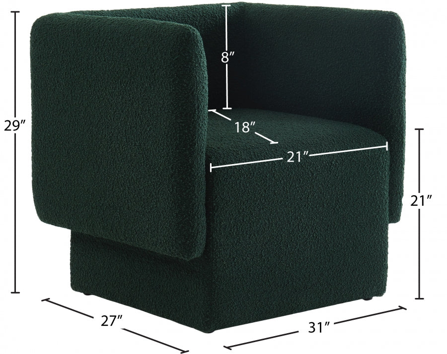 Vera Boucle Fabric Upholstered Accent Chair