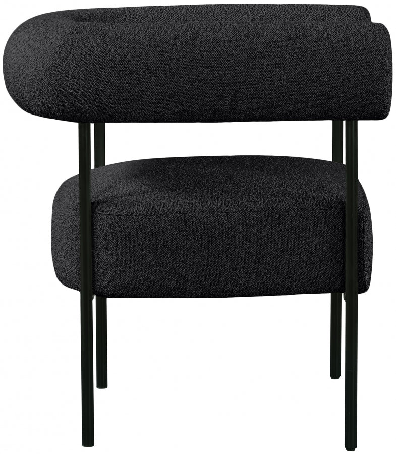 Fauteuil d'appoint rembourré en chenille Vivi