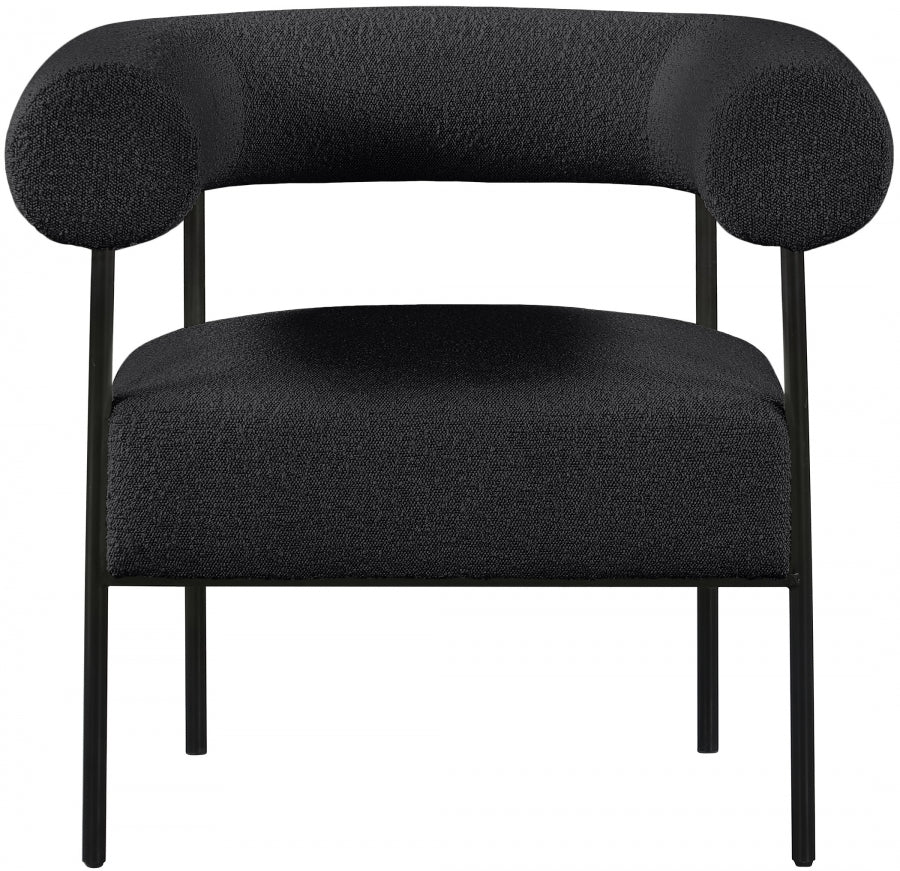 Fauteuil d'appoint rembourré en chenille Vivi