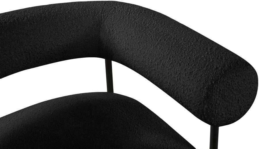 Fauteuil d'appoint rembourré en chenille Vivi
