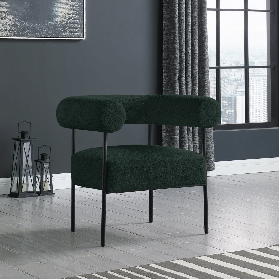 Fauteuil d'appoint rembourré en chenille Vivi