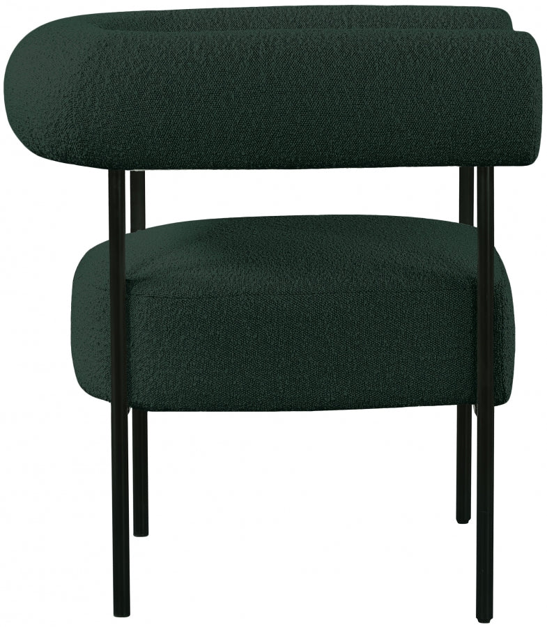 Fauteuil d'appoint rembourré en chenille Vivi