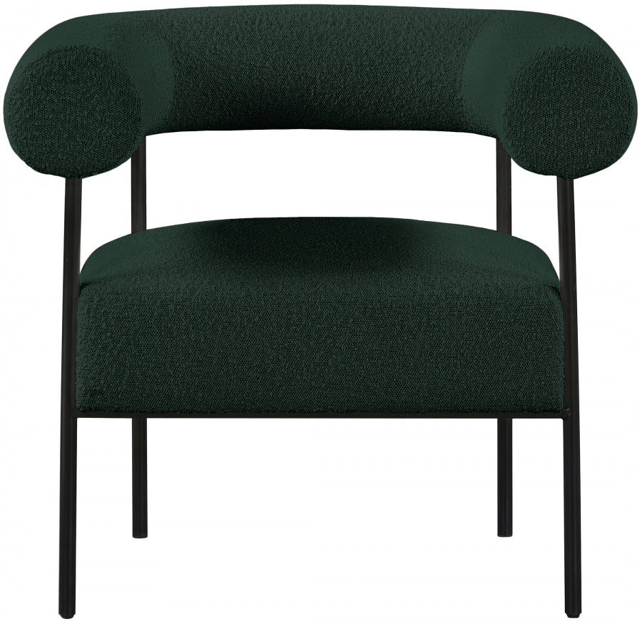 Fauteuil d'appoint rembourré en chenille Vivi