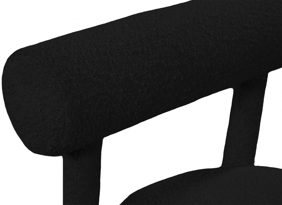 Fauteuil d'appoint rembourré en chenille Vivi