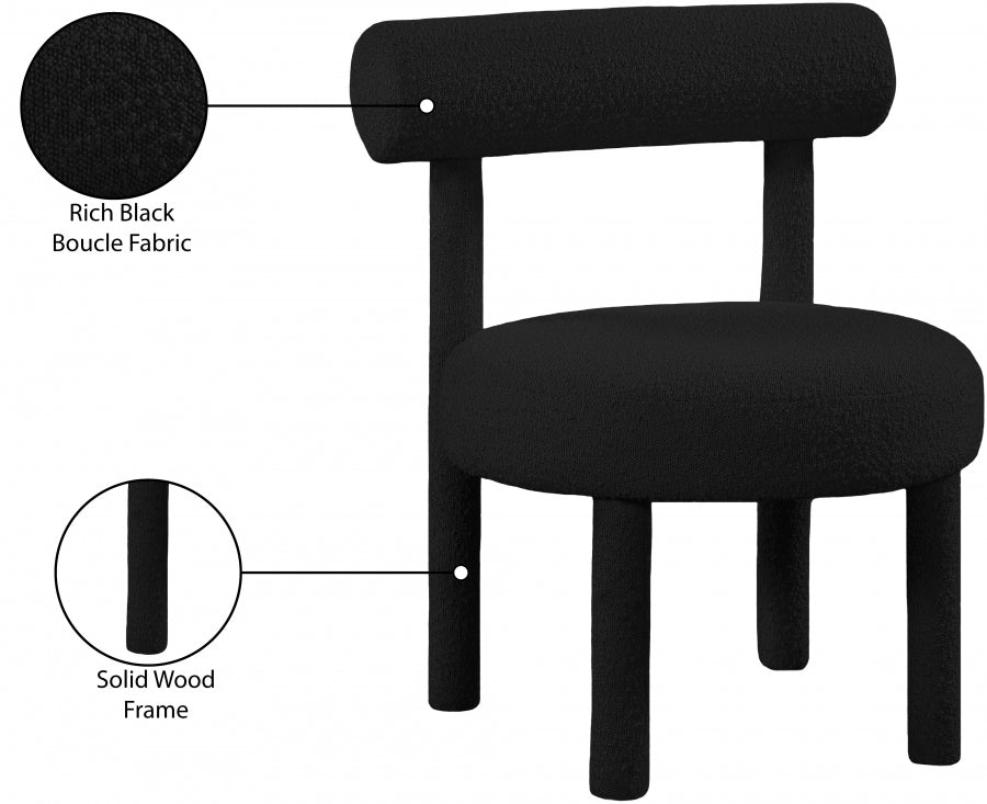 Fauteuil d'appoint rembourré en chenille Vivi