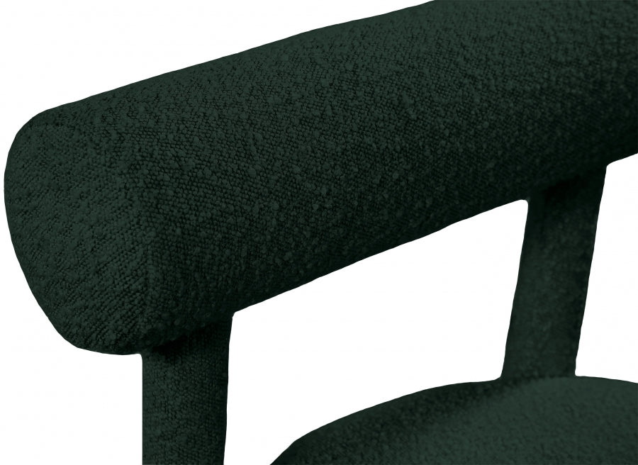 Fauteuil d'appoint rembourré en chenille Vivi
