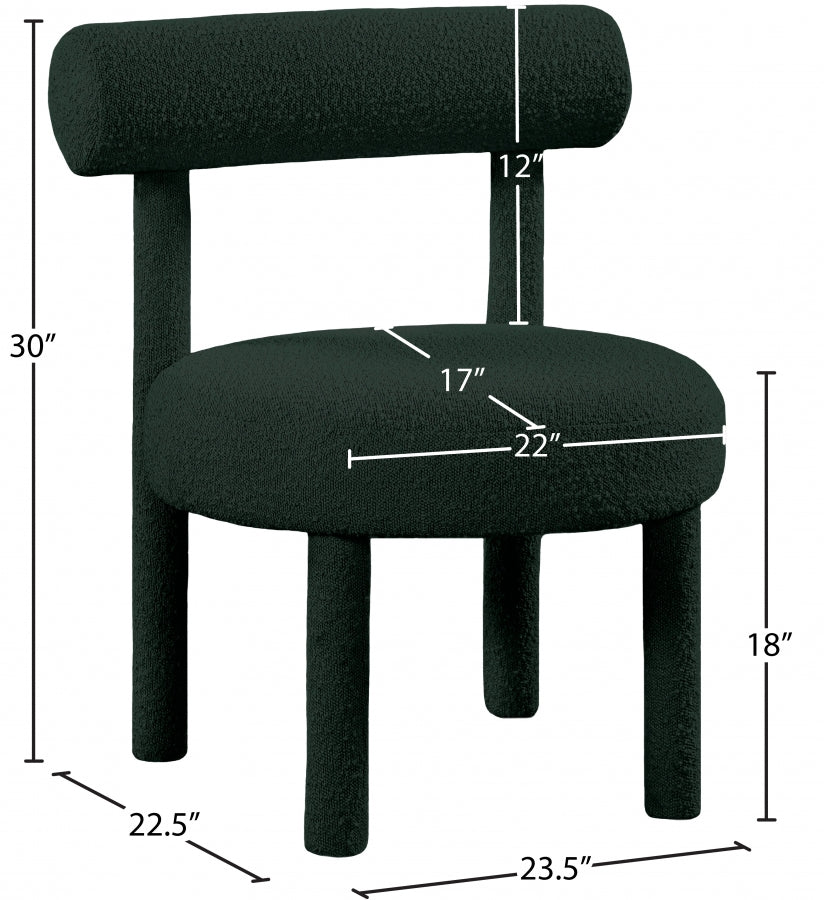 Fauteuil d'appoint rembourré en chenille Vivi