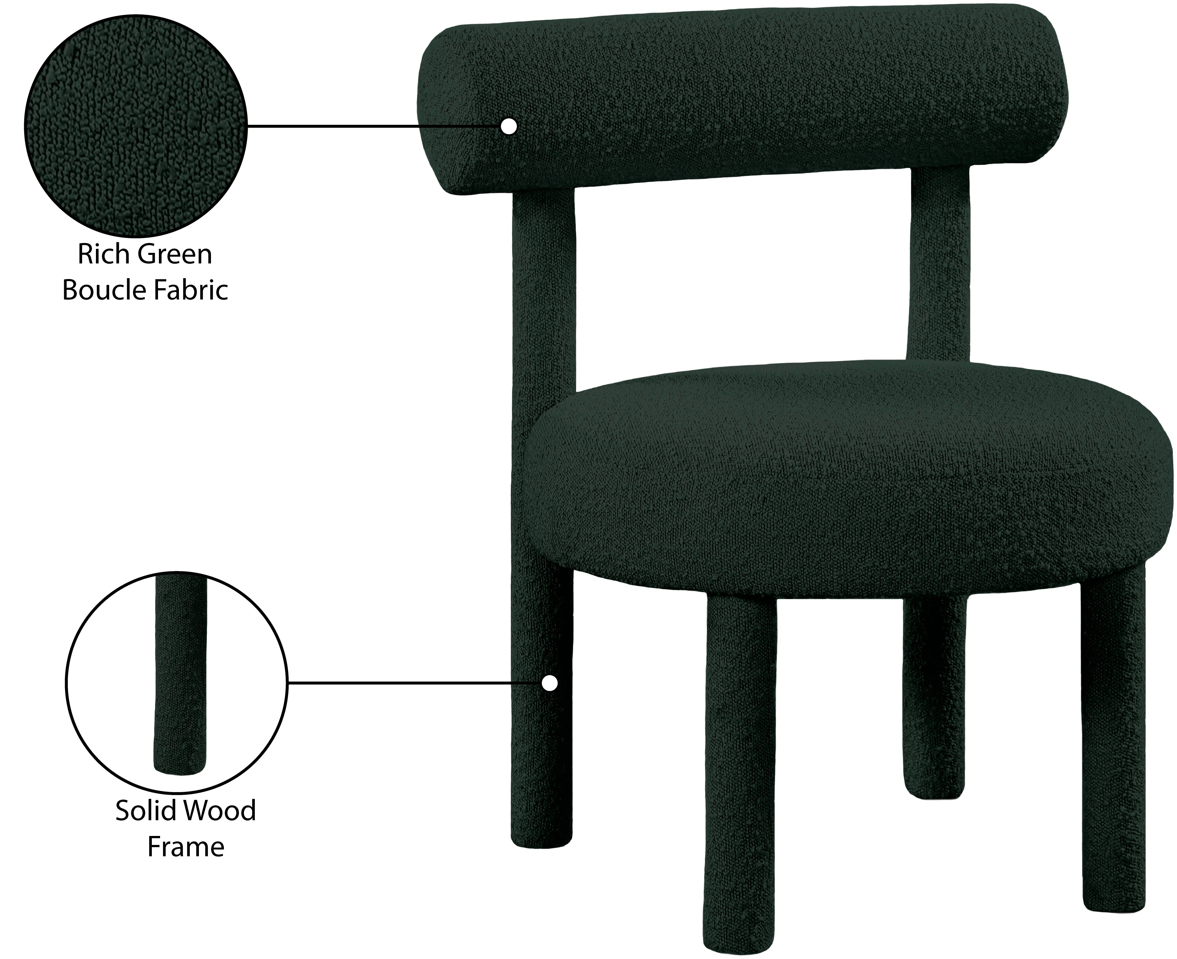 Fauteuil d'appoint rembourré en chenille Vivi