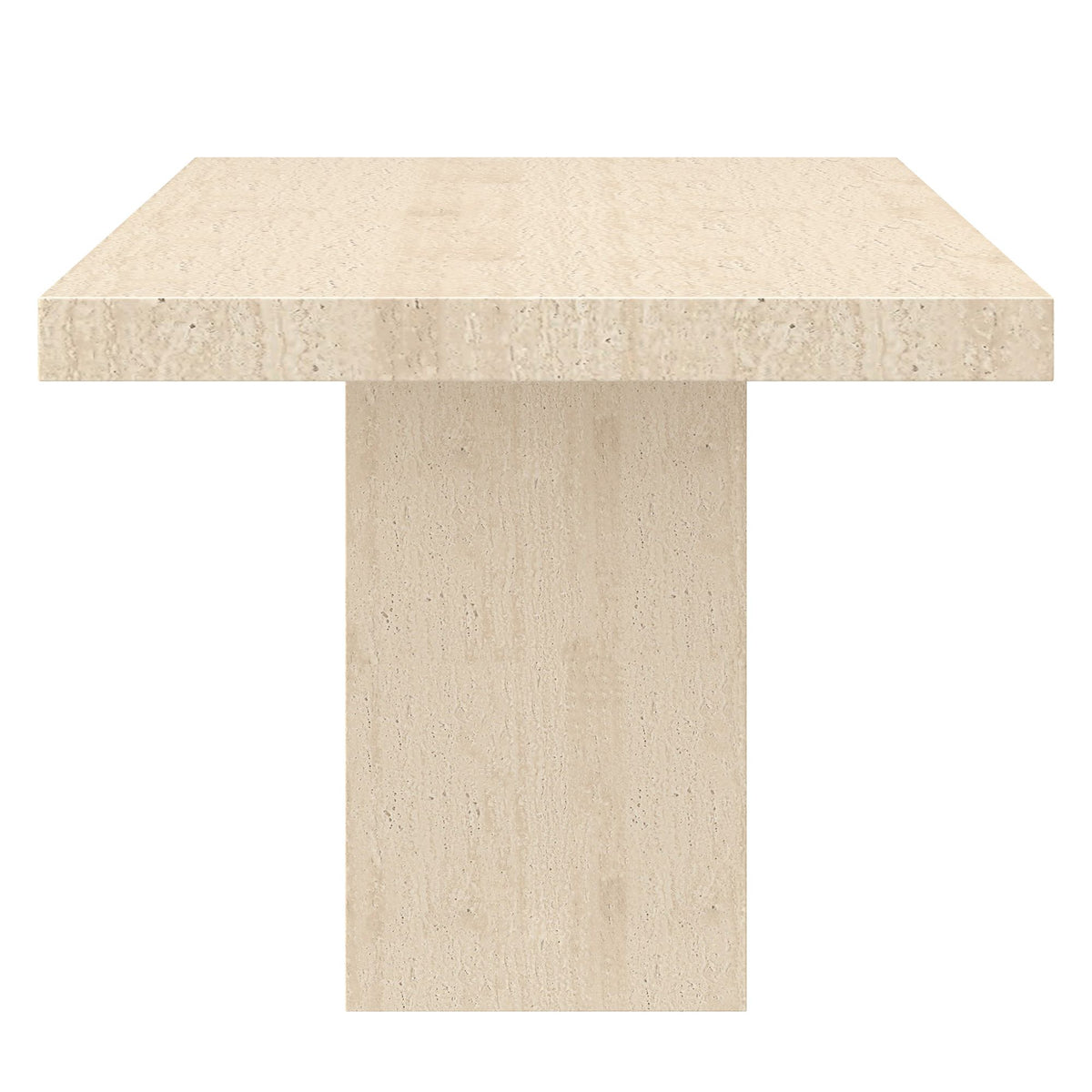 Aurelia Rectangular Dining Table in Travertine