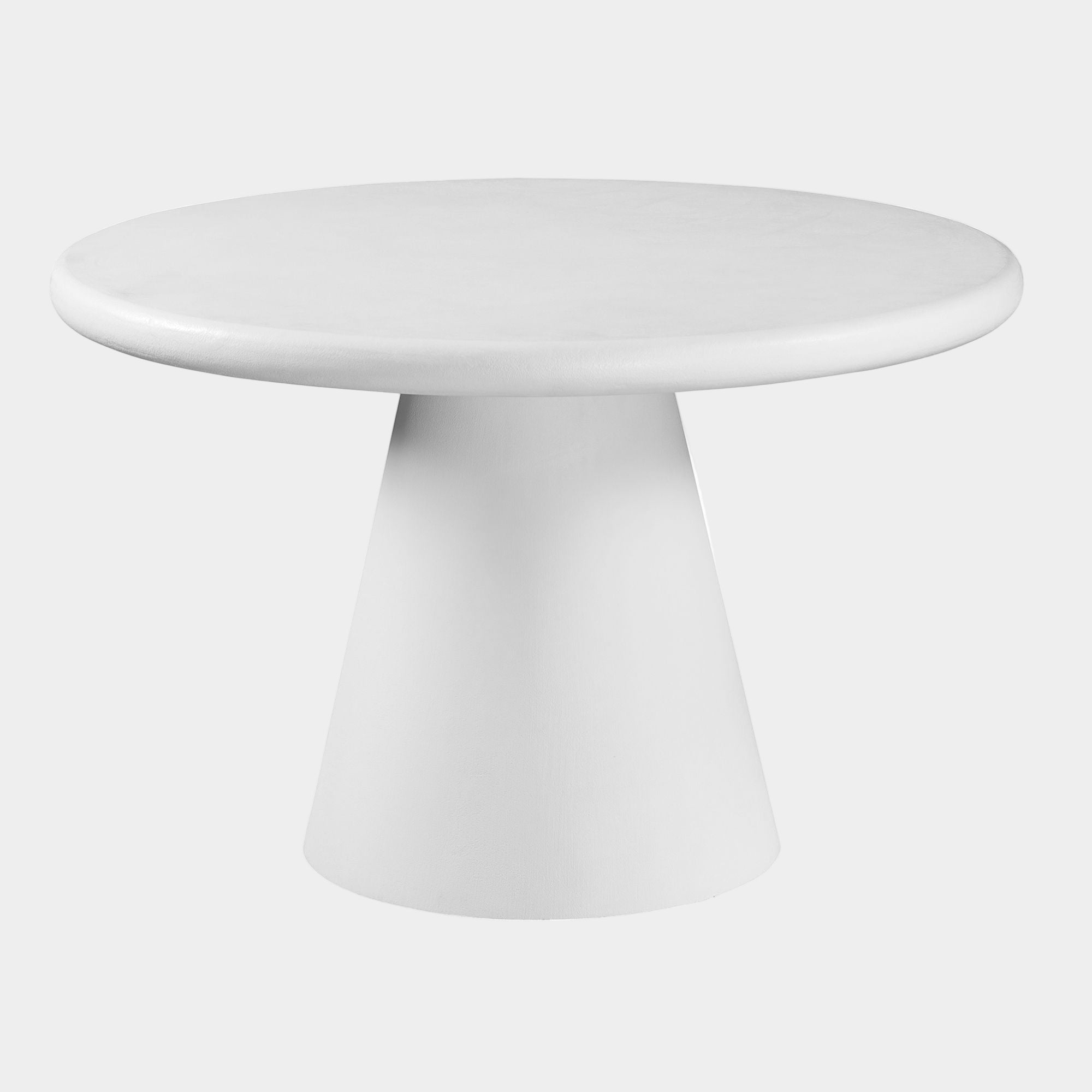 Galio Round Dining Table in White