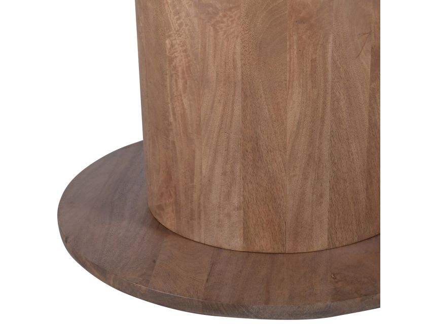 Martina 50" Round Dining Table - Walnut
